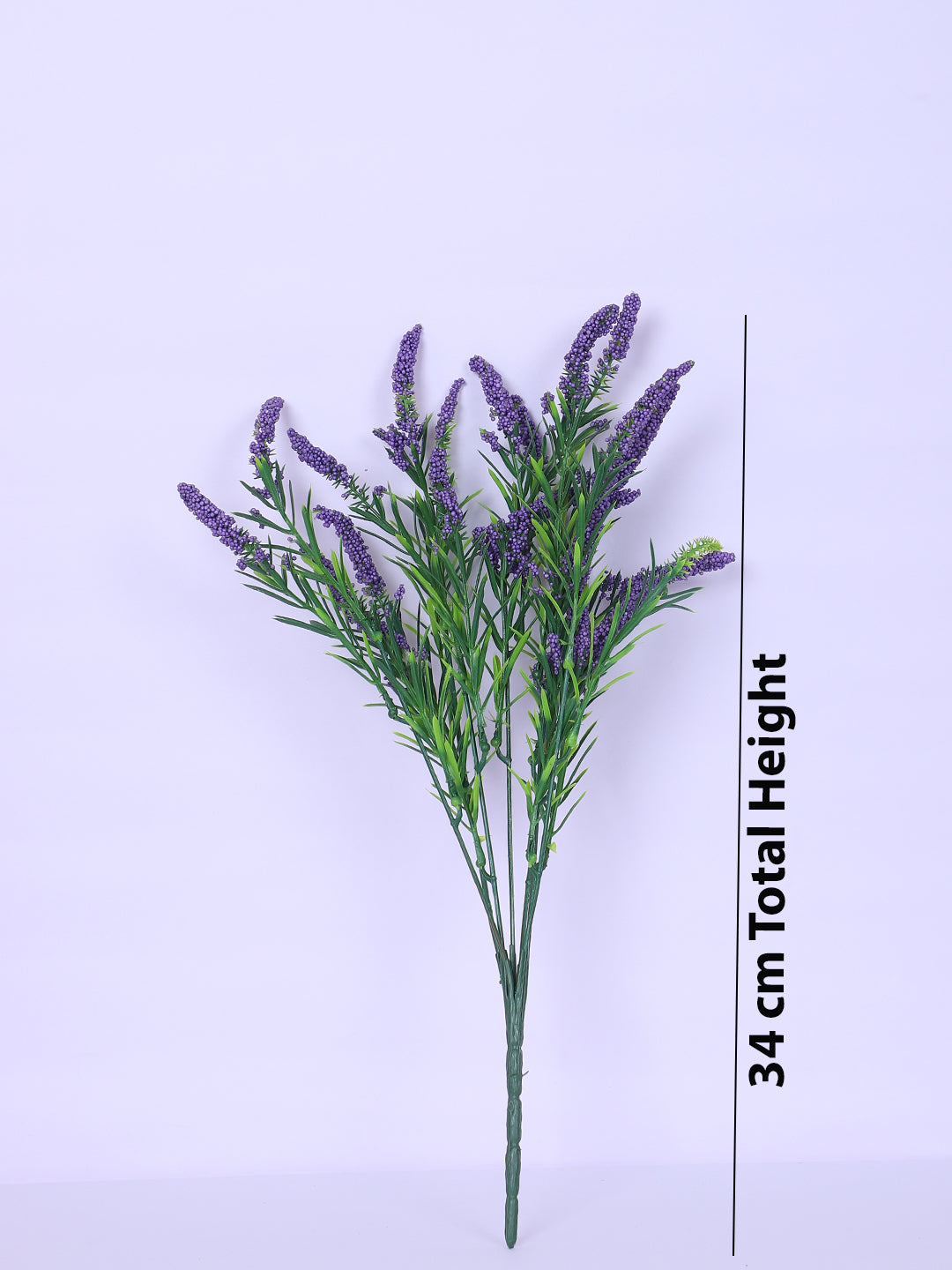 1 Foot Luxe Artificial Purple Hogla Flower Bouquets without Vase- Pack of 3- Faux Artificial Flowers for Home and Interior Decor for indoor and outdoor decor