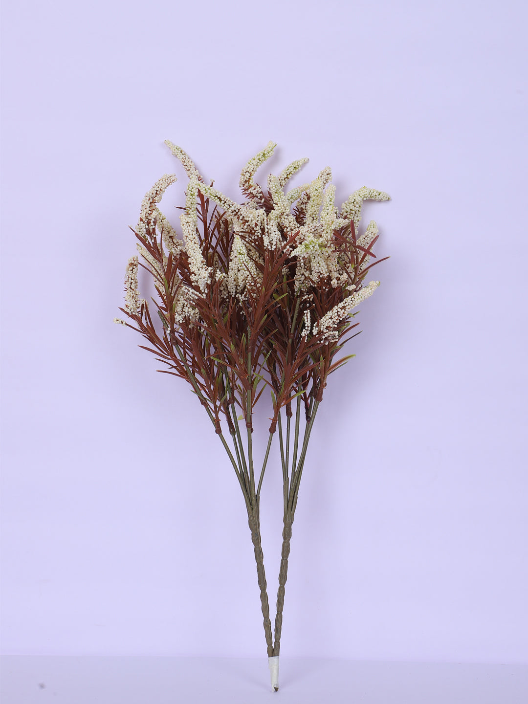 1 Foot Luxe Artificial White Hogla Flower Bouquets without Vase- Pack of 3- Faux Artificial Flowers for Home and Interior Decor for indoor and outdoor use 