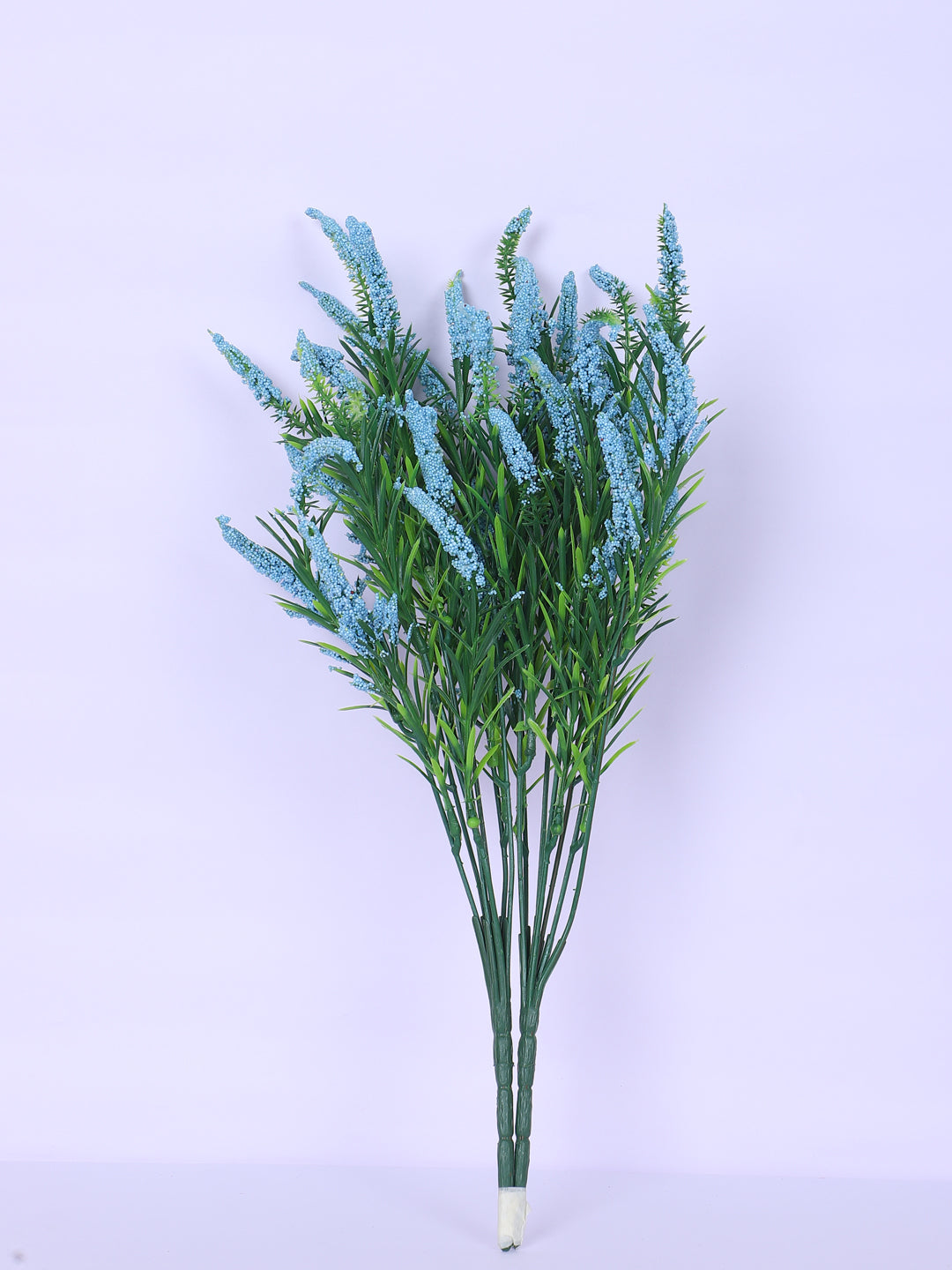 1 Foot Luxe Faux Blue Hogla Flower Bouquets without Vase- Pack of 3- Faux Artificial Flowers for Home and Interior Decor for outdoor and indoor use 