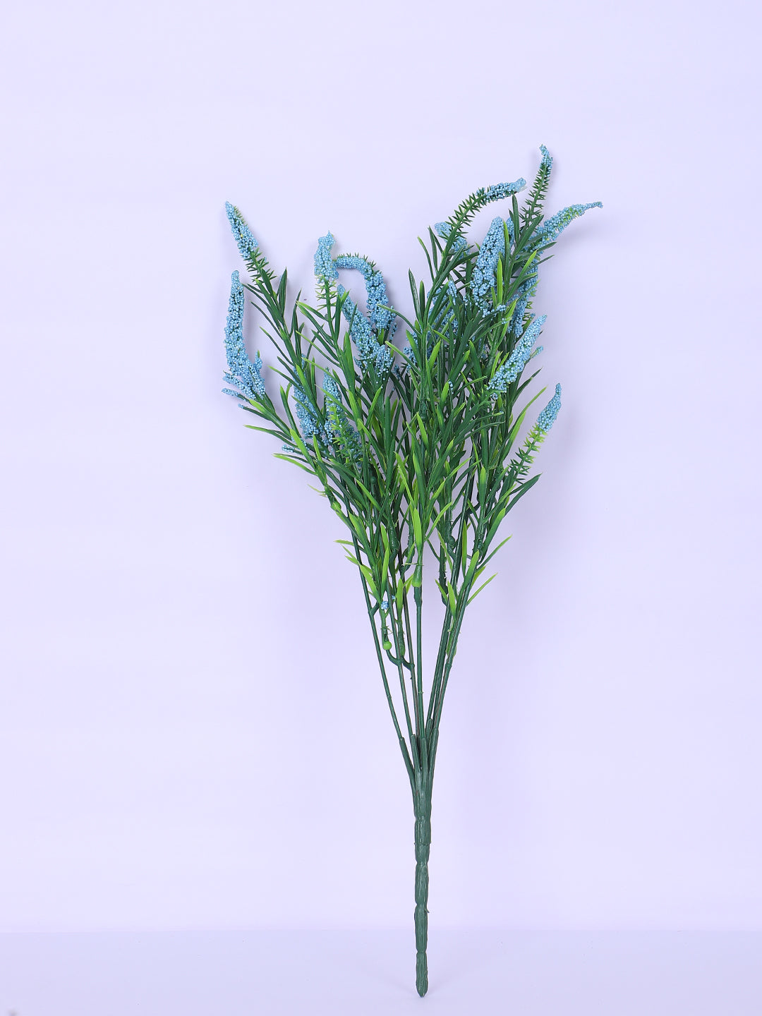 1 Foot Luxe Faux Blue Hogla Flower Bouquets without Vase- Pack of 3- Faux Artificial Flowers for Home and Interior Decor for outdoor and indoor use 