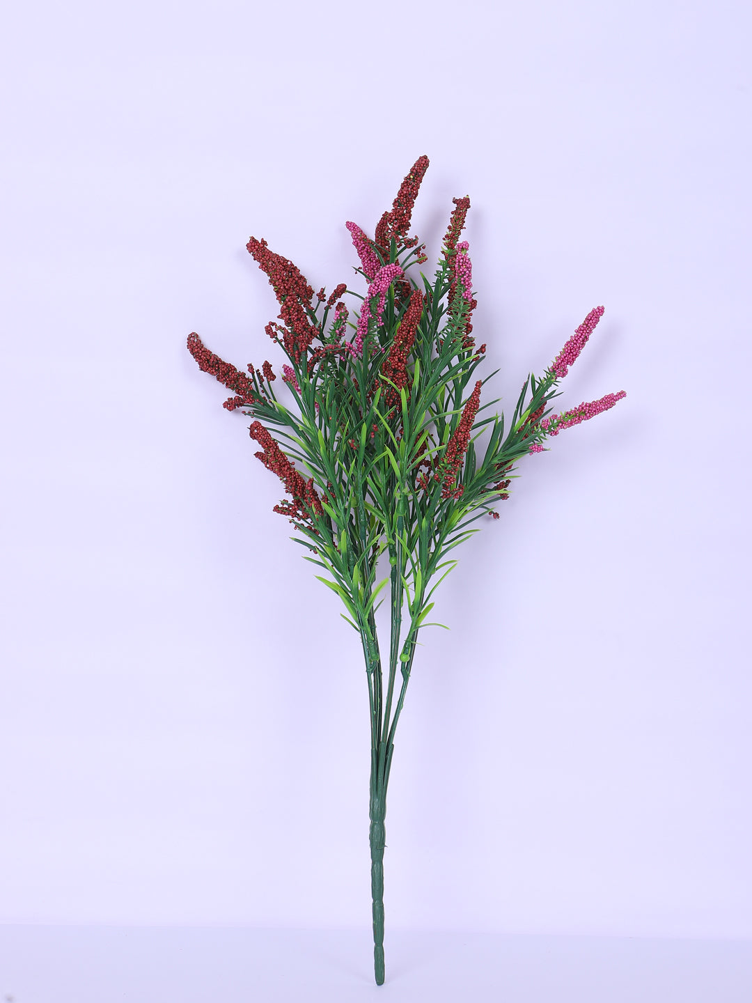 1 Foot Luxe Faux Brown Hogla Flower Bouquets without Vase- Pack of 3- Faux  Flowers for Home and Interior Decor for indoor and outdoor use 