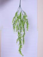 2.2 Feet Artificial White Lily Flowers Hanging Plants without Pot- Pack of 2- Premium Artificial Plant for Home and Office Decor for indoor and outdoor use 