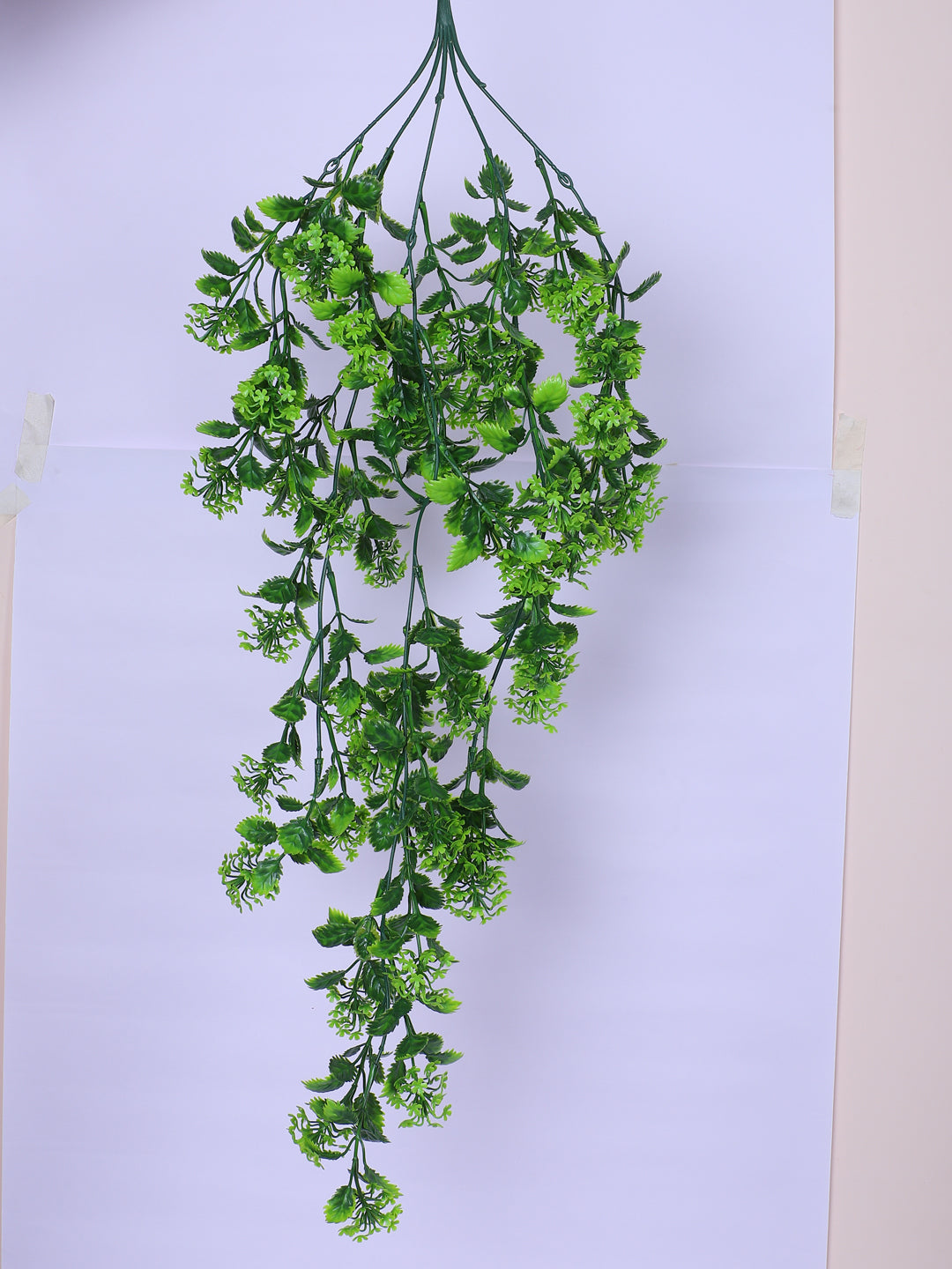 2.2 Feet Premium Artificial Green Eucalyptus Hanging Plants - Pack of 2- Premium Artificial Hanging Plant for Home and Office Decor for indoor and outdoor use 