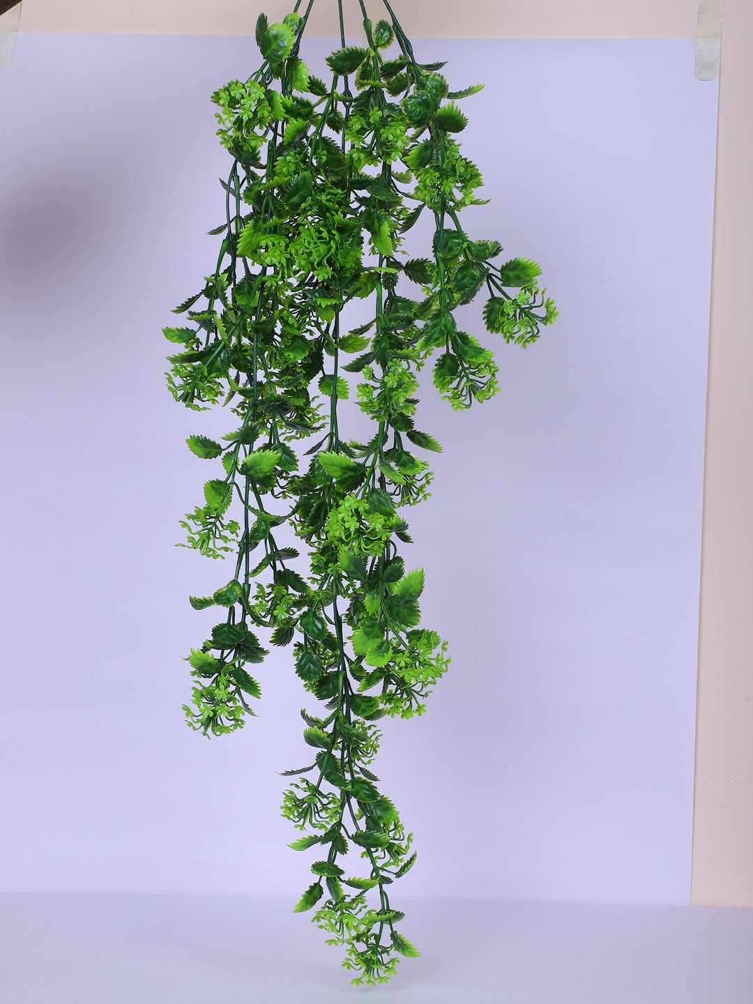 2.2 Feet Premium Artificial Green Eucalyptus Hanging Plants - Pack of 2- Premium Artificial Hanging Plant for Home and Office Decor for indoor and outdoor use 