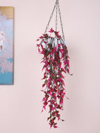 2.6 Feet Artificial Purple Eucalyptus Hanging Plants - Pack of 2- Premium Artificial Hanging Plant for Home and Interior Decor for indoor and outdoor use 