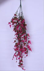 2.6 Feet Artificial Purple Eucalyptus Hanging Plants - Pack of 2- Premium Artificial Hanging Plant for Home and Interior Decor for indoor and outdoor use 