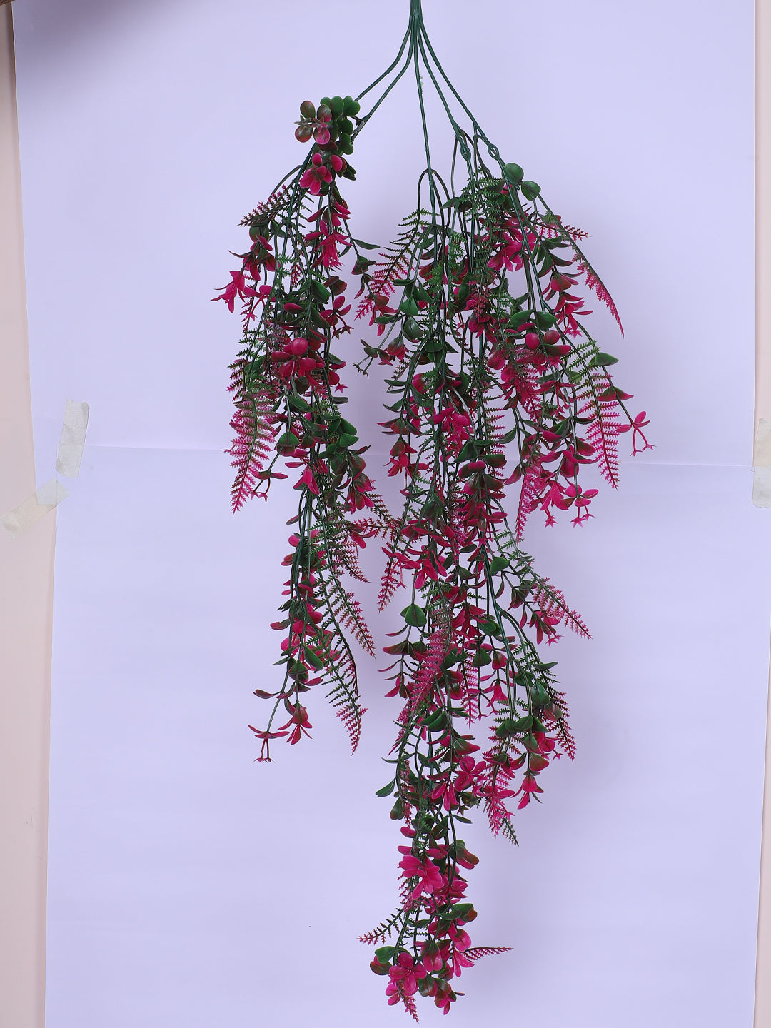 2.6 Feet Premium Artificial Purple Eucalyptus Hanging Plants - Pack of 2- Premium Artificial Hanging Plant for Home and Office Decor for indoor and outdoor decor