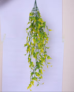 2.6 Feet Premium Artificial Yellow Eucalyptus Hanging Plants - Pack of 2- Premium Artificial Hanging Plant for Home and Office Decor for indoor and outdoor decor 
