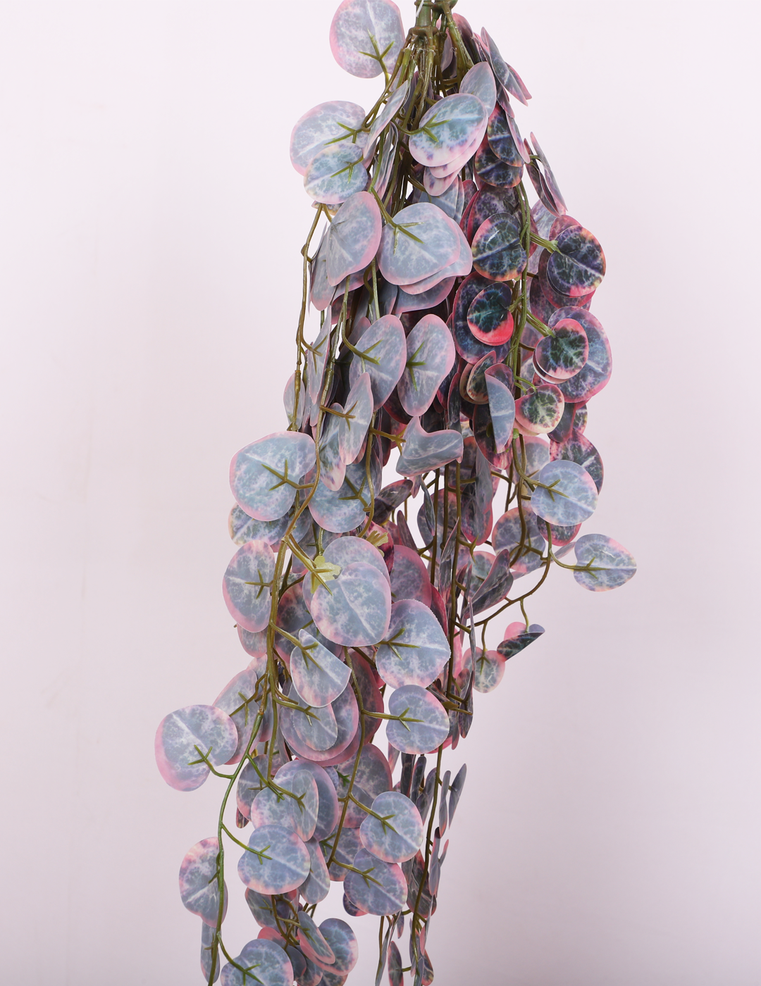 2 Feet Artificial Hanging Purple Creeper Plants without Pot-  Set of 2- Luxe Faux Hanging Plant for Home and Interior Decor for indoor and outdoor use