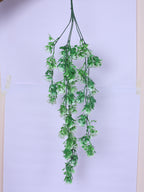2 Feet Artificial White Rose Flower Hanging Plants without Pot - Pack of 2- Premium Artificial Hanging Plants for Home and Office Decor for indoor and outdoor use 