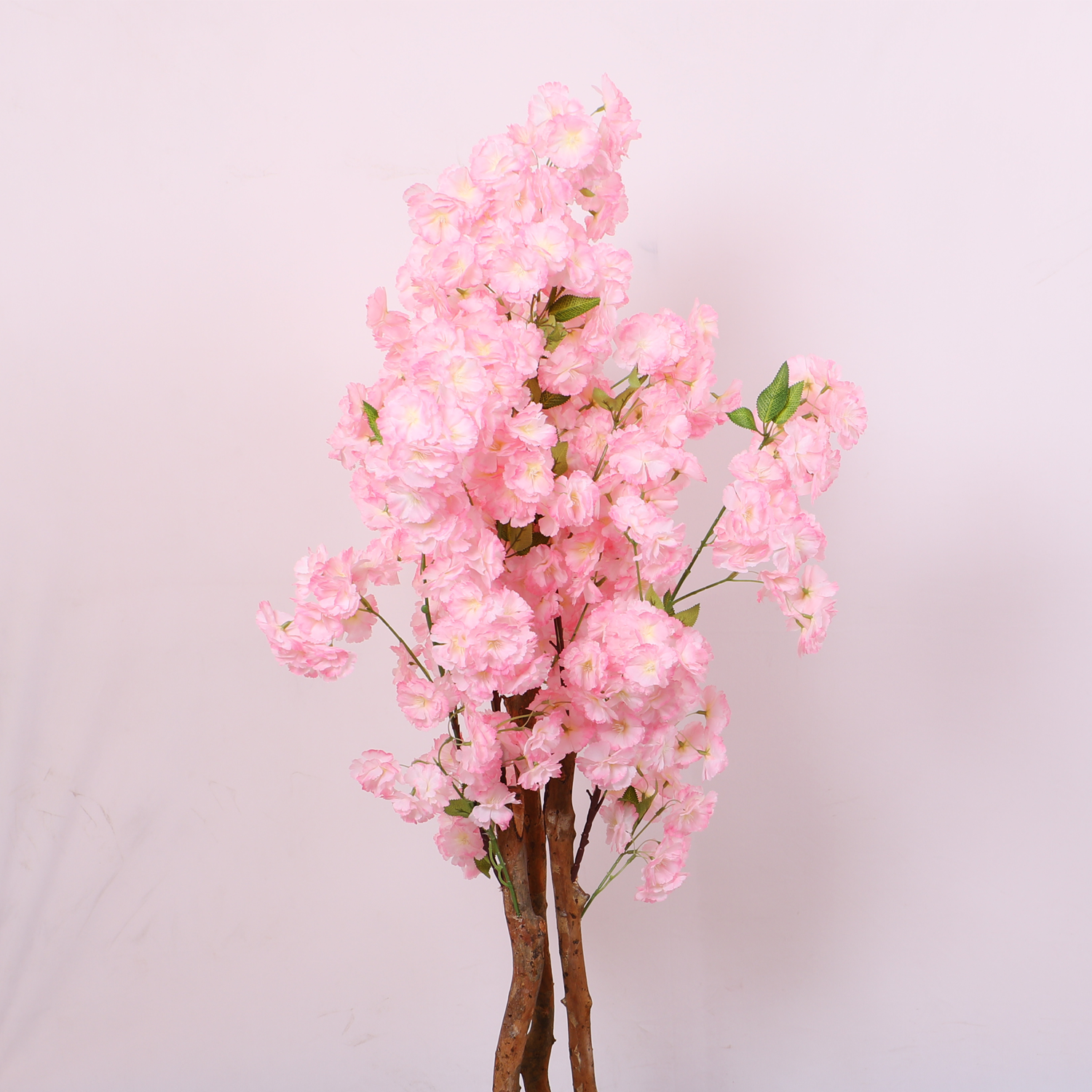 3.2 Feet Artificial Japanese Pink Cherry Blossom Flower Plant with Pot- Artificial Plant for Home Decor