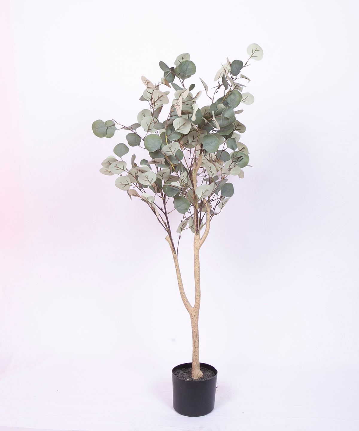 3.6 Feet Premium Artificial Light Green Eucalyptus Plant with Pot- Premium Artificial Plant for Home and Interior Decor for indoor and outdoor use