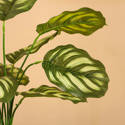 Artificial Potted Pothos Plant for Home Décor – Realistic Indoor Plant (With Pot, 1.5 Feet, 12 Leaves)