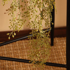 3 Feet Artificial Bush Hanging Plant With Pot - Luxe Faux Artificial Plant for Home and Office Decor for indoor and outdoor use