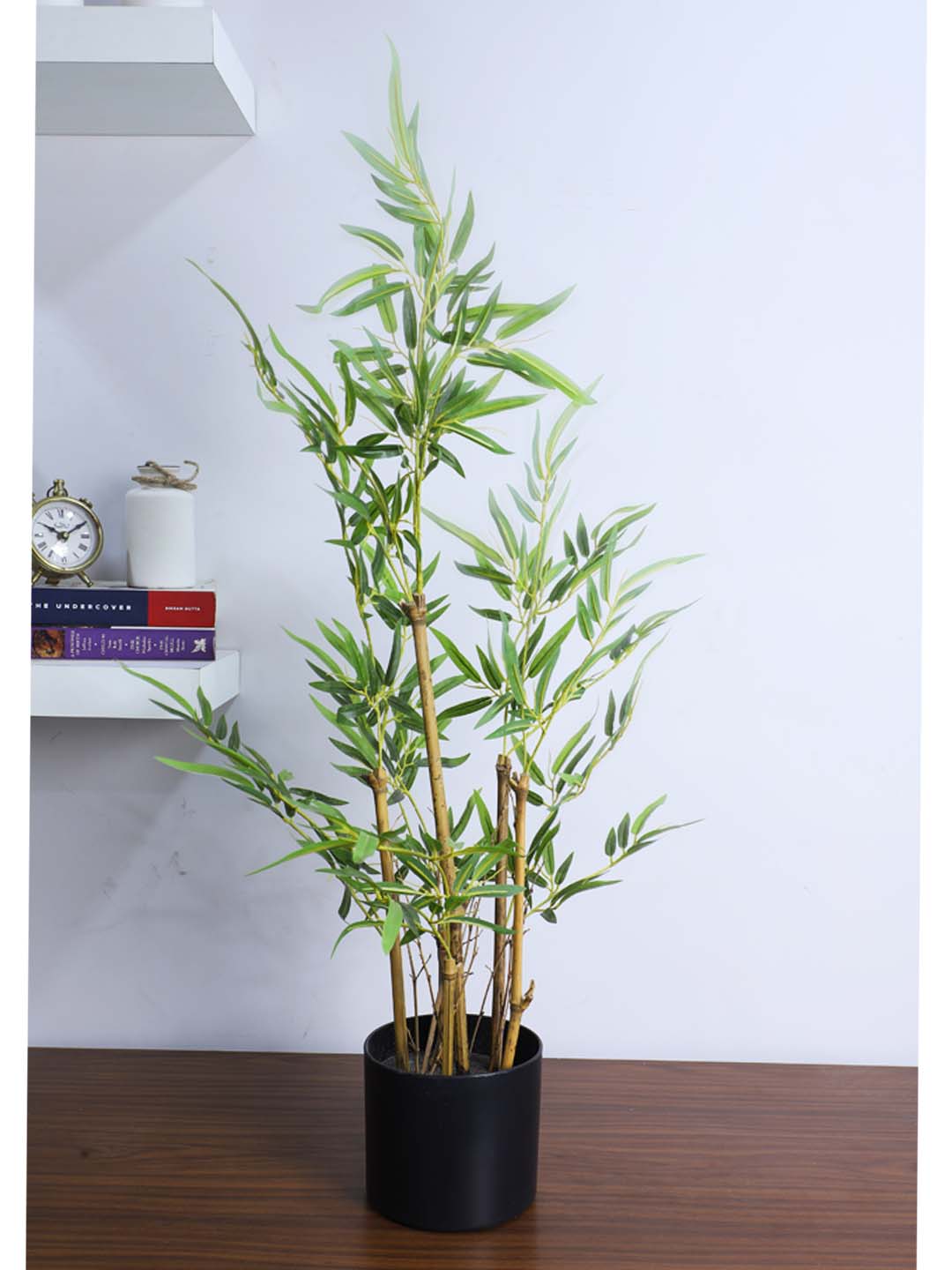 3 Feet Premium Artificial Bamboo Potted Plant - Premium Faux Plant for Home and Office Decor for indoor and outdoor use 