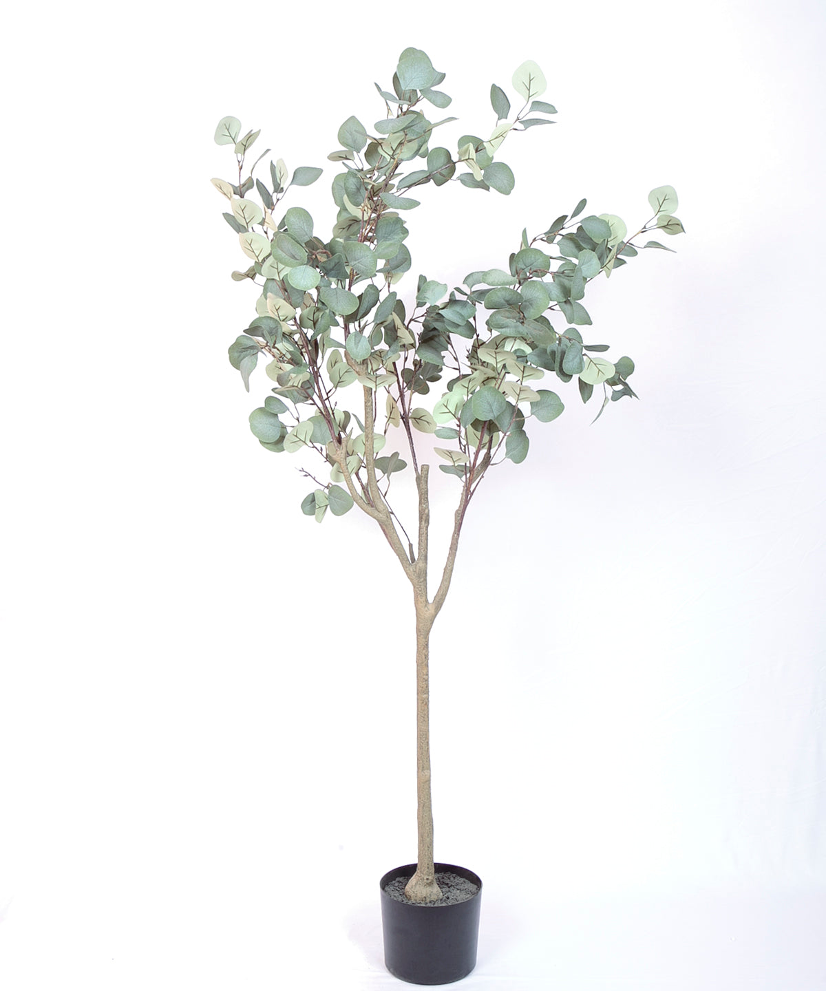 4.5 Feet Premium Artificial Eucalyptus Plant with Pot- Premium Artificial Plant for Home and Office Decor for home and office decor