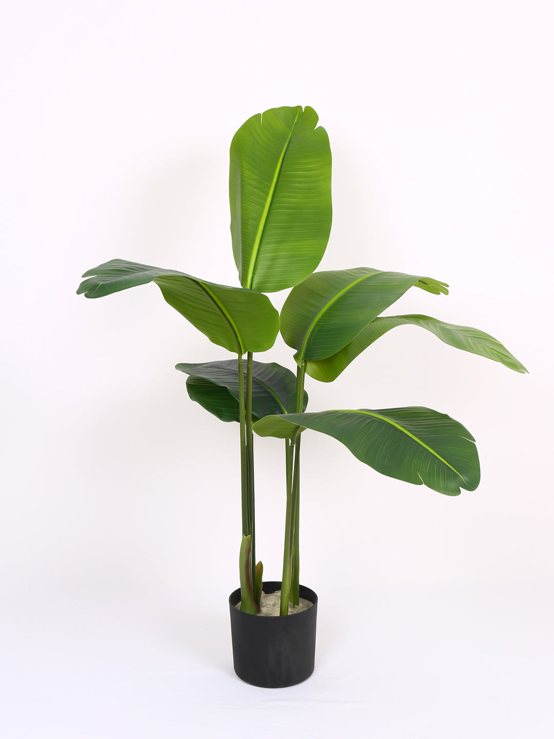 4 Feet Artificial Banana Plant with Pot- Luxe Faux Plant for Home and Interior Decor for indoor and outdoor use