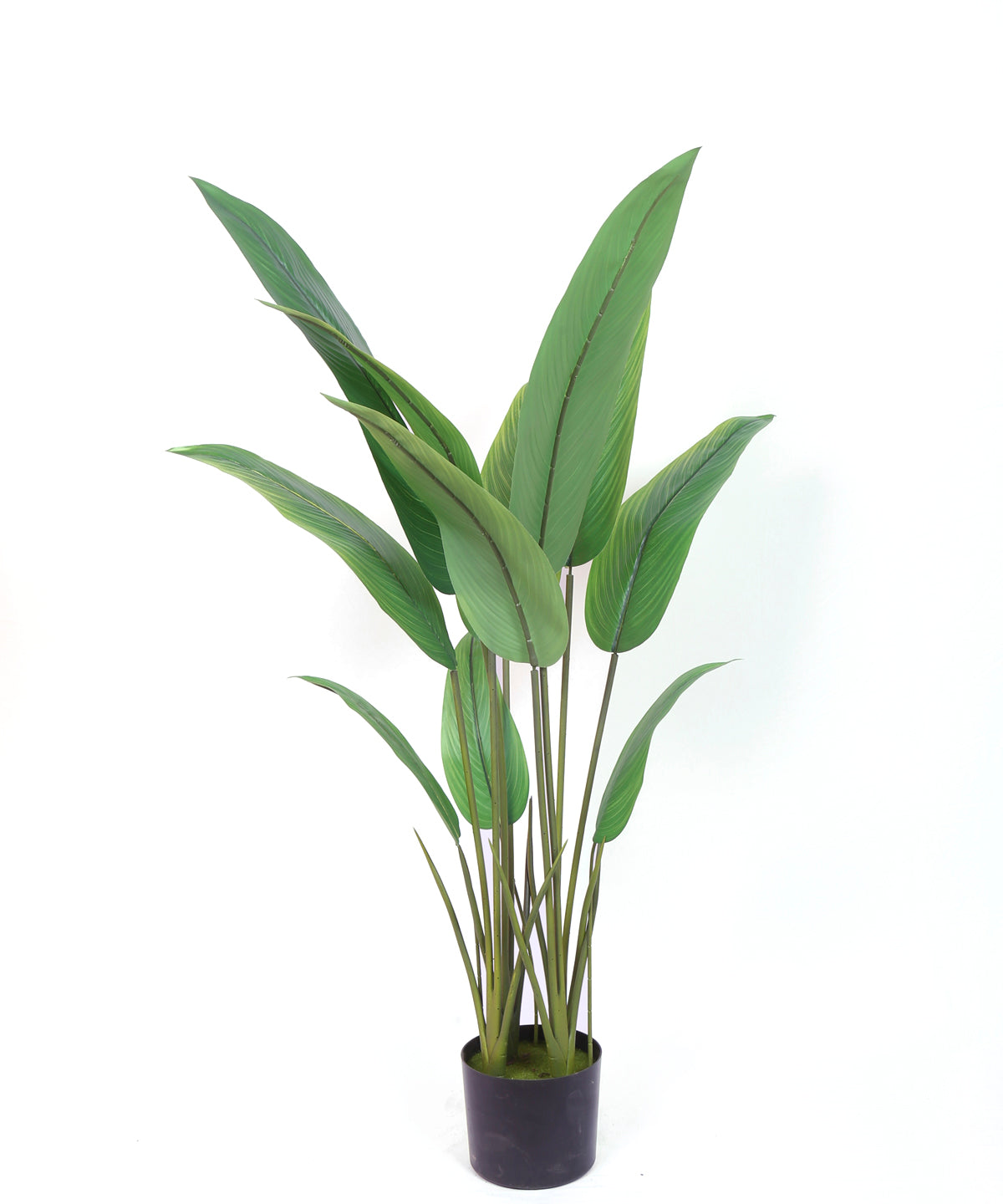 4 Feet Artificial Birds of Paradise Plant with Pot- Premium Faux Plant for Home and Interior Decor for indoor and outdoor use