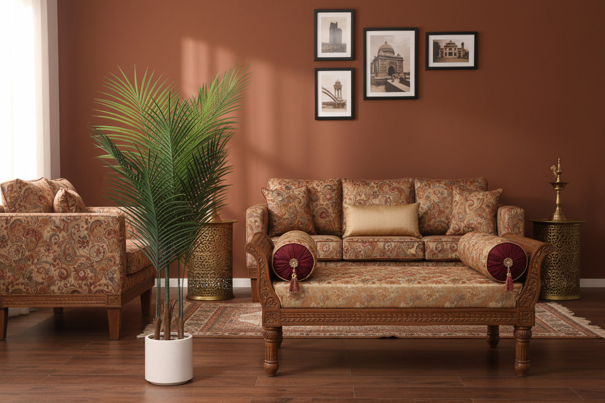 4 Feet Lush Green Areca Palm with Pot- Premium Artificial Plant for Home and Office Decor for indoor and outdoor use