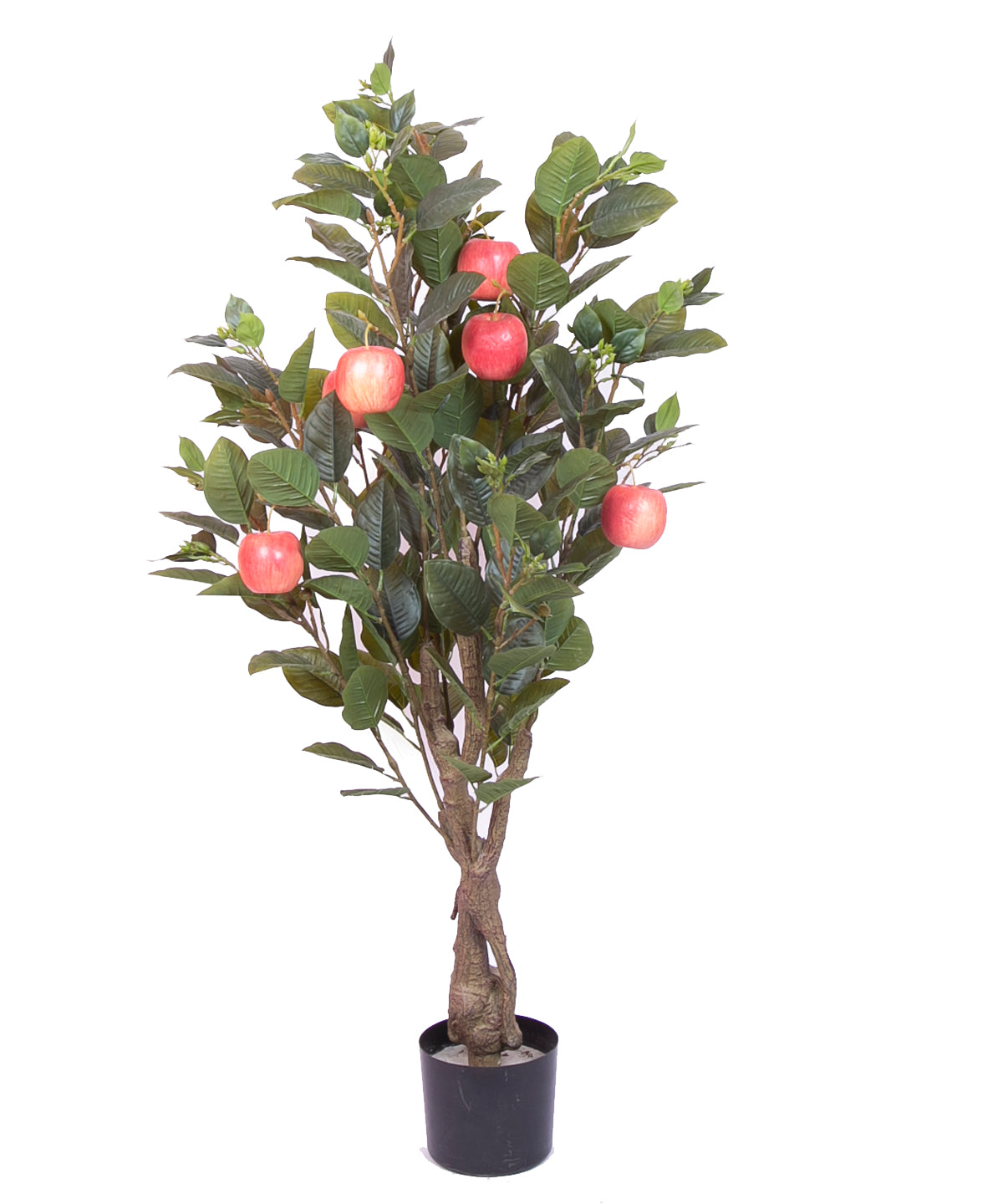 4 Feet Premium Artificial Apple Fruit Plant with Pot – Premium Artificial Plant for Home and Interior Decor for indoor and outdoor use