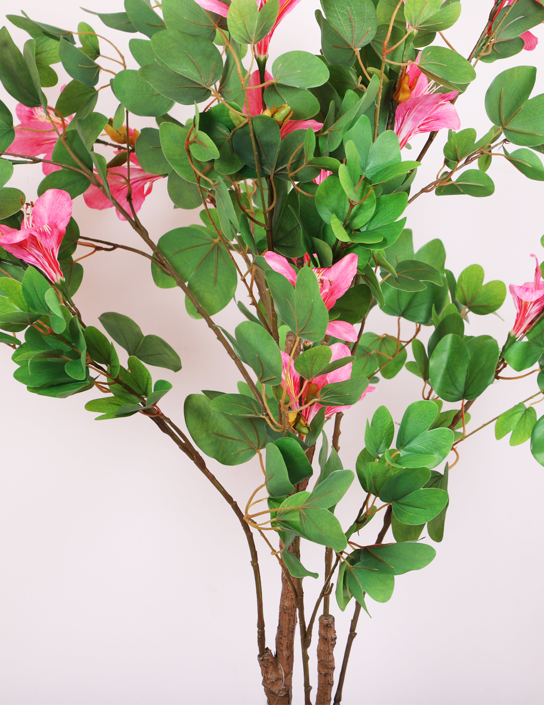 5.2 Feet Artificial Pink Magnolia Flower Plant with Pot- Artificial Plant for Home Decor for Indoor and outdoor use
