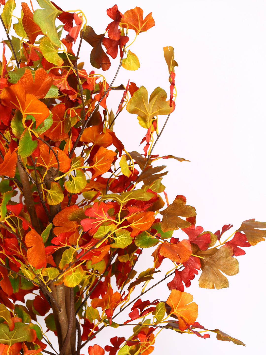 5.5 Feet Artificial Ginkgo Plant with Pot- Premium Artificial Plant for Home and Office Decor for indoor and outdoor use