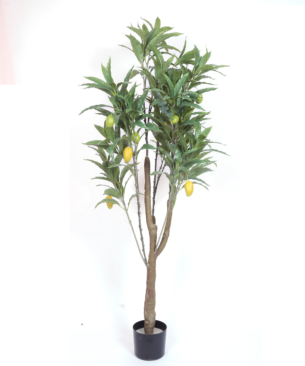 5 Feet Premium Artificial Mango Fruit Plant with Pot - Premium Artificial Plant for Home and Office Decor for indoor and outdoor use