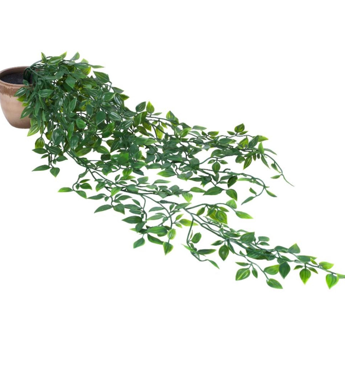 Artificial Hanging Potted Plant (3 Feet, Set of 2)