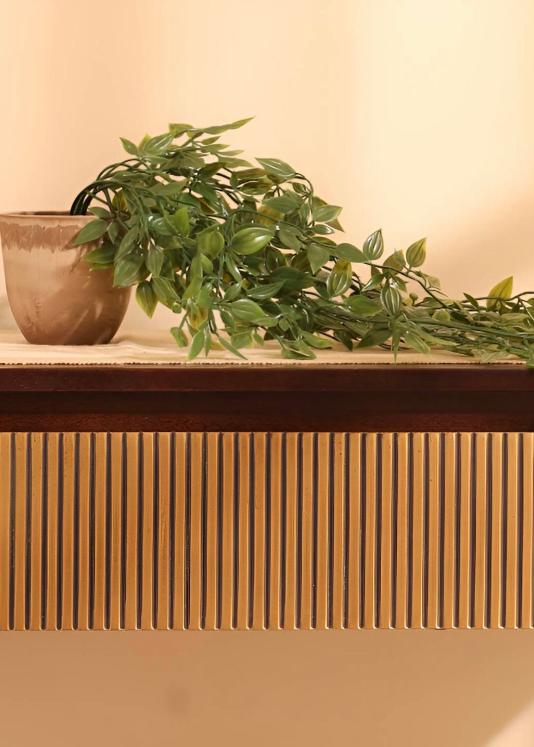 Artificial Hanging Potted Plant (3 Feet, Set of 2)