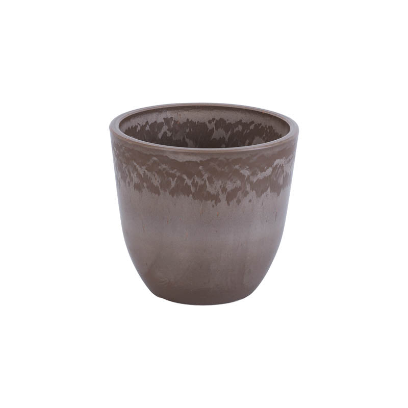 Set of 6 Taupe FRP Pots (0.5 Feet)