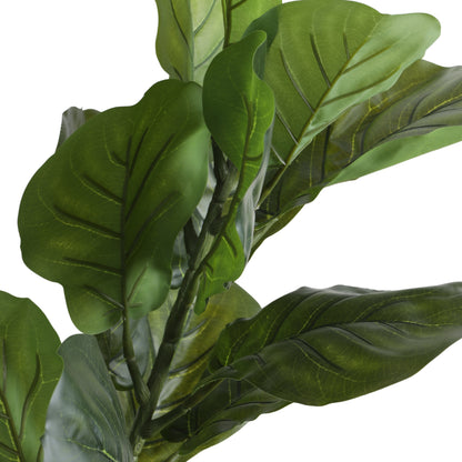 Tall Artificial Fiddle Leaf Fig Plant – With Pot (5 Feet)