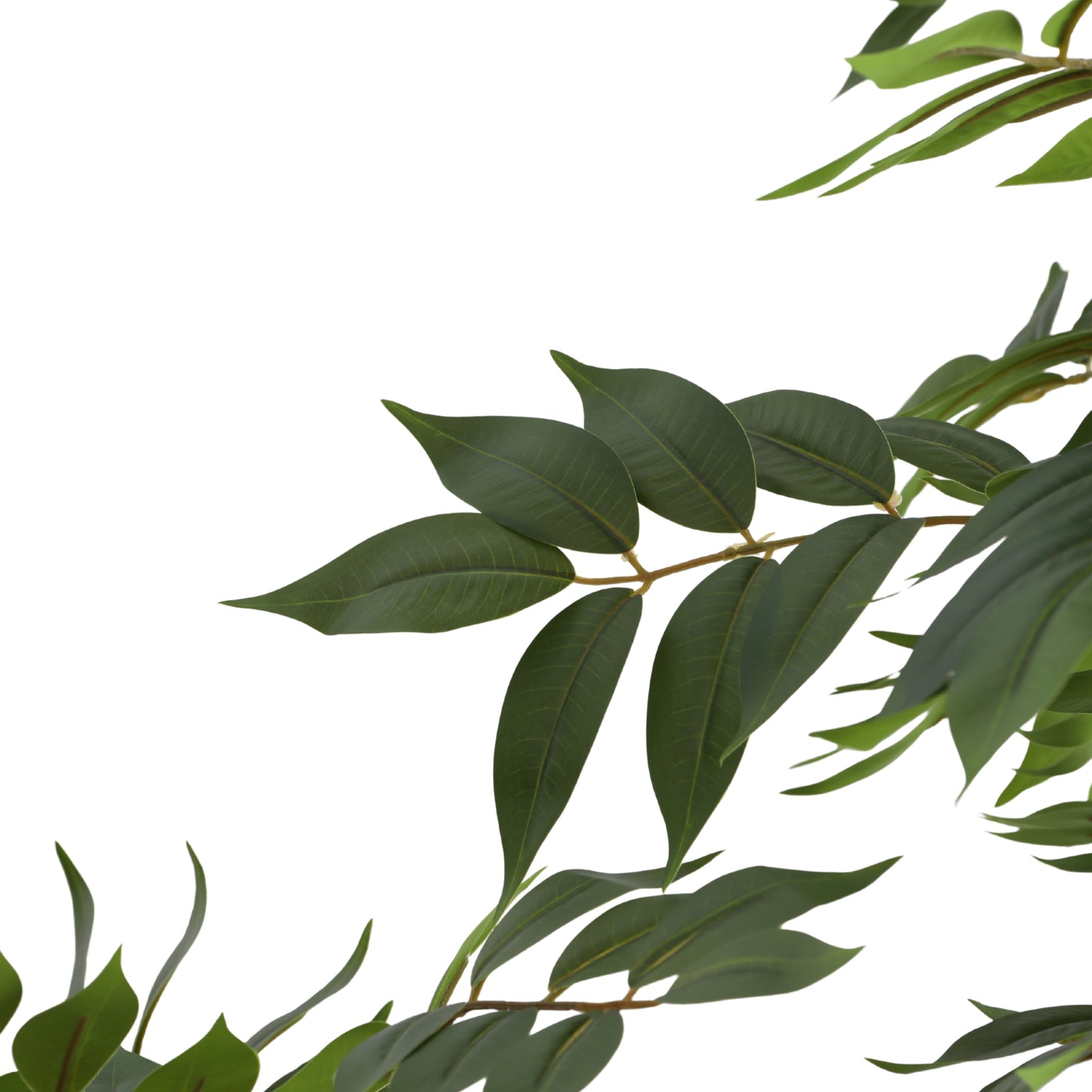 Bushy Artificial Plant – With Pot (5 Feet, Autumn Red)