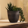 Set of 4 Slate Grey FRP Pots (0.5 Feet)