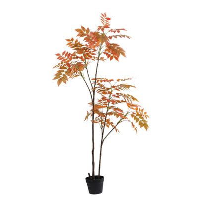 Bushy Artificial Plant – With Pot (5 Feet, Green)