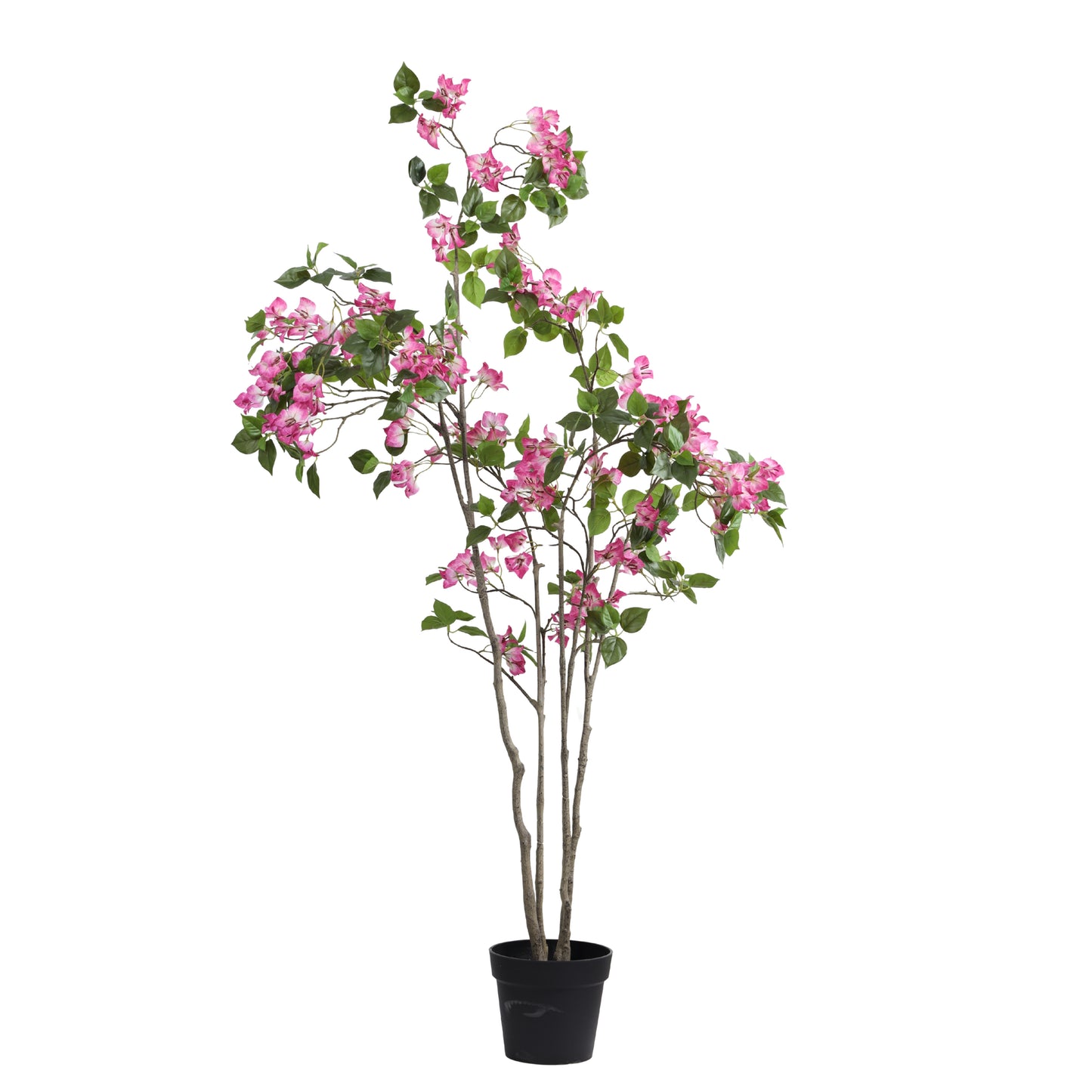 Artificial Bougainvillea Plant for Home Décor – Realistic Indoor Plant (With Pot, 5 Feet)