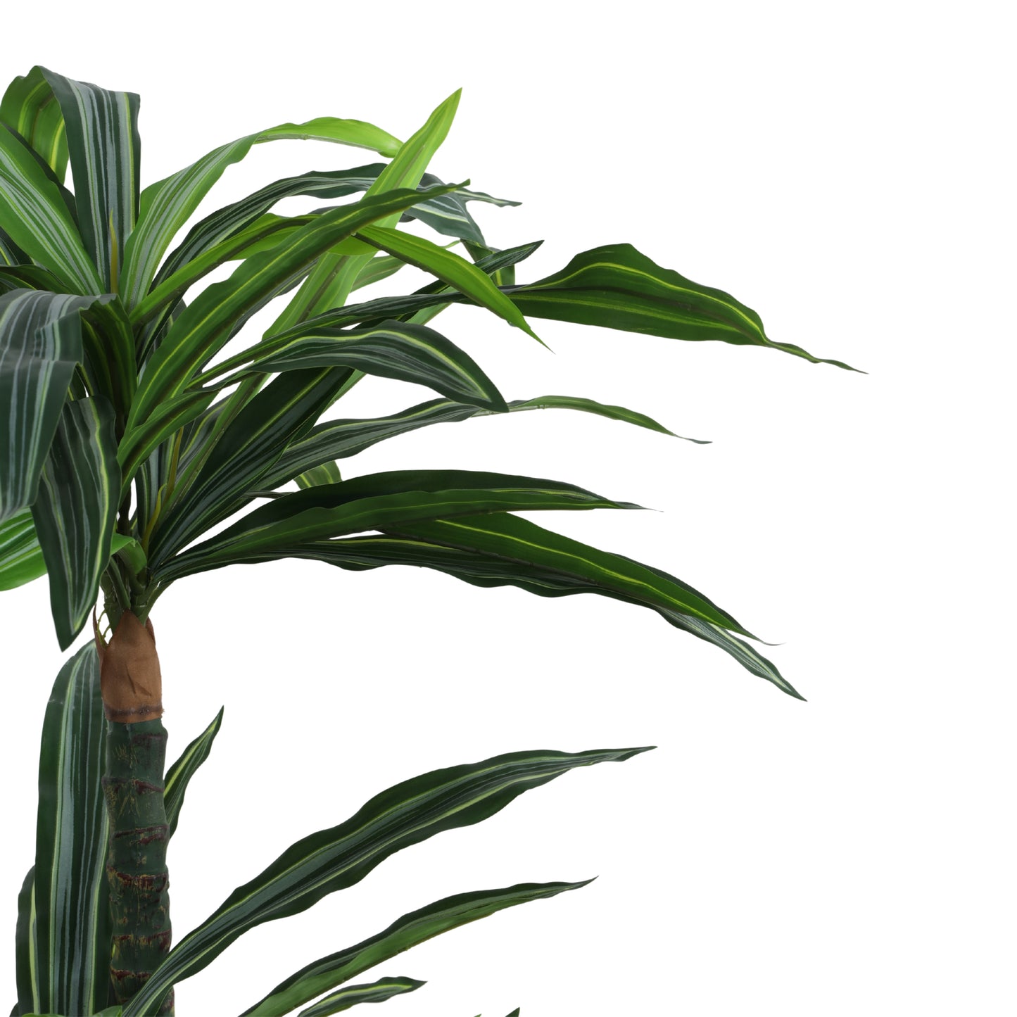Artificial Variegated Dracaena Plant – With Pot (5 Feet)
