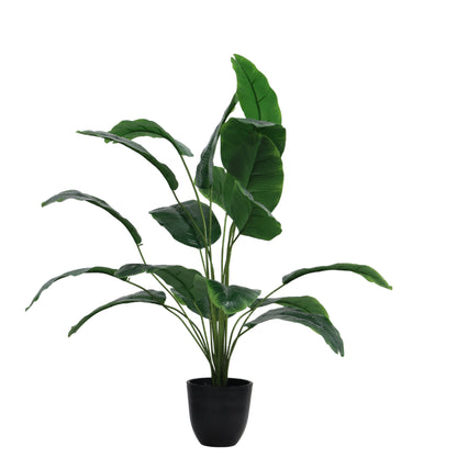 Artificial Banana Plant – Without Pot (2 Feet, 18 Leaves)