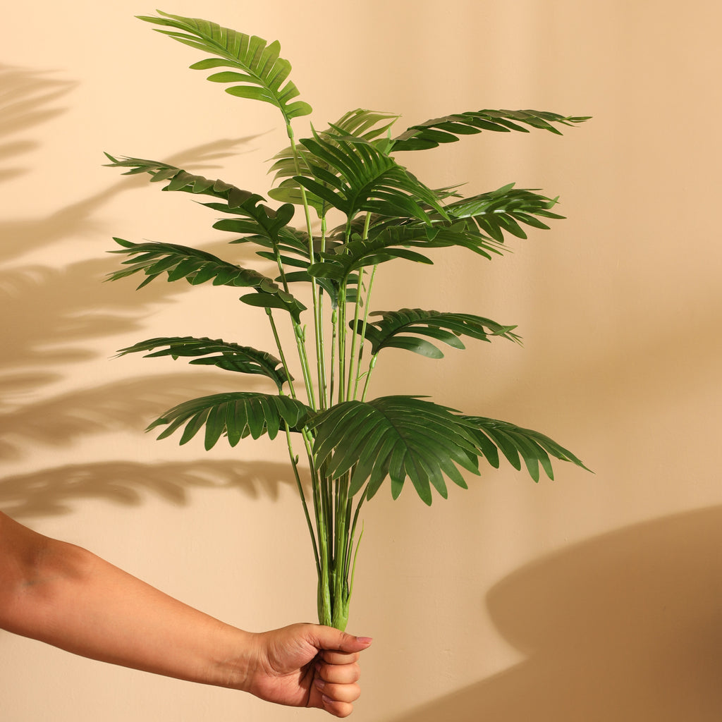 artificial areca palm plant without pot 2 feet for home and office decor 