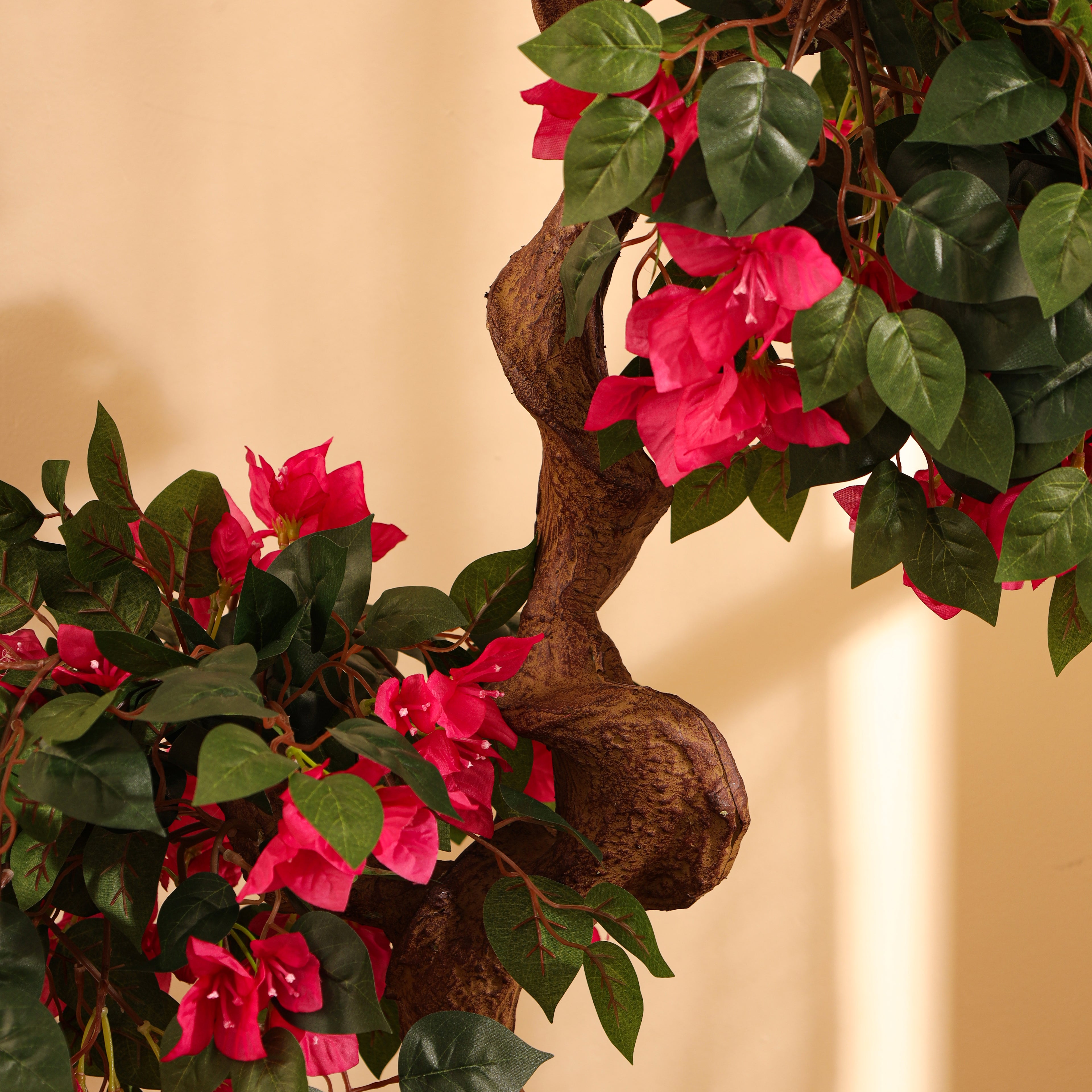 artificial bougainvillea flower plant with pot 5 feet for home and office decor 