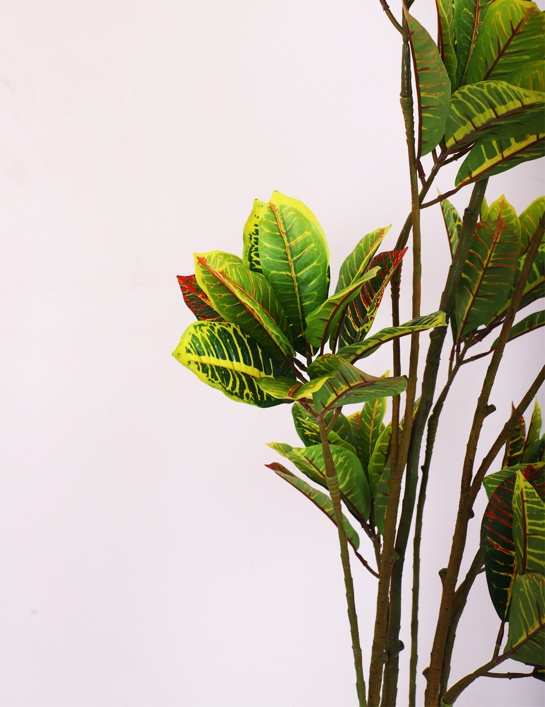 artificial croton plant with pot 6.2 feet for home and office decor 