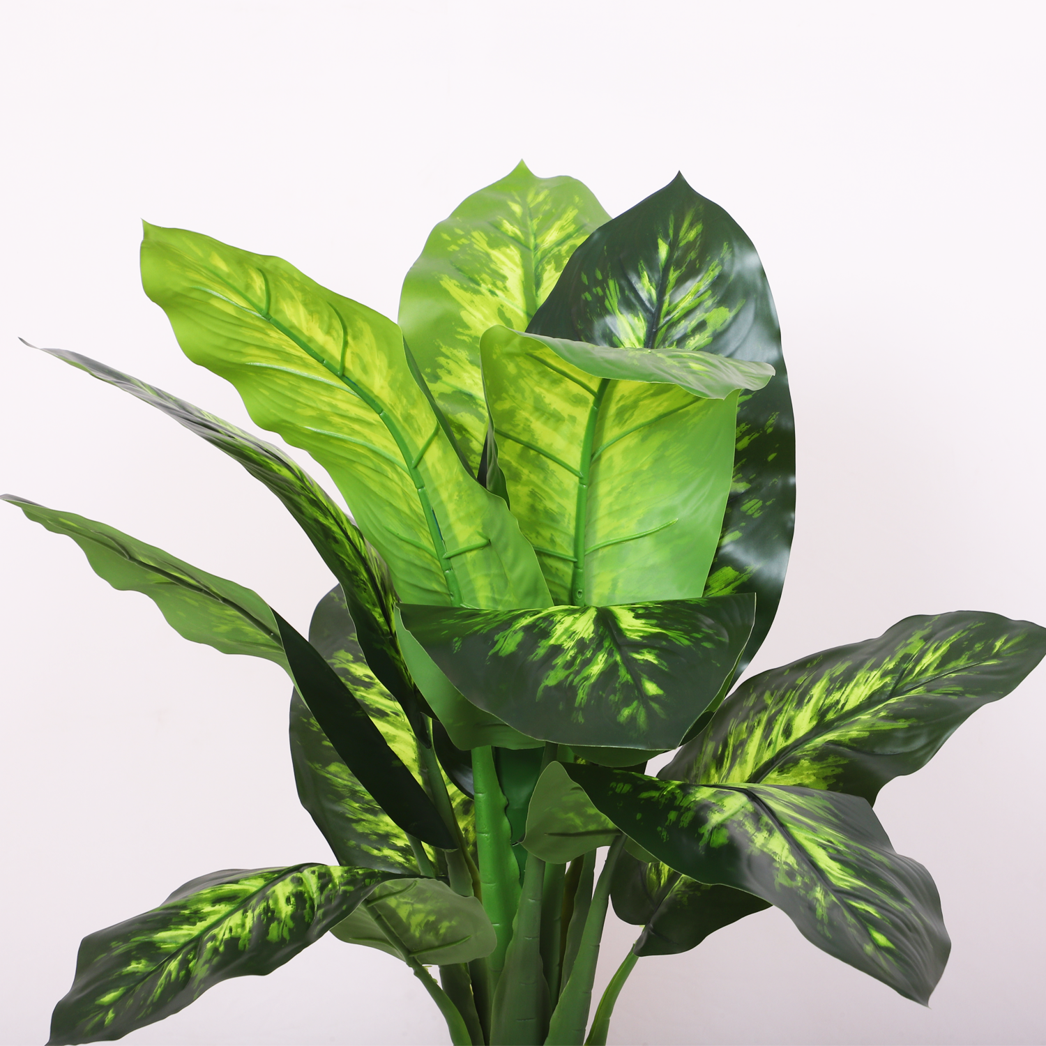 artificial dieffenbachia plant with pot 3 feet for home and office decor 