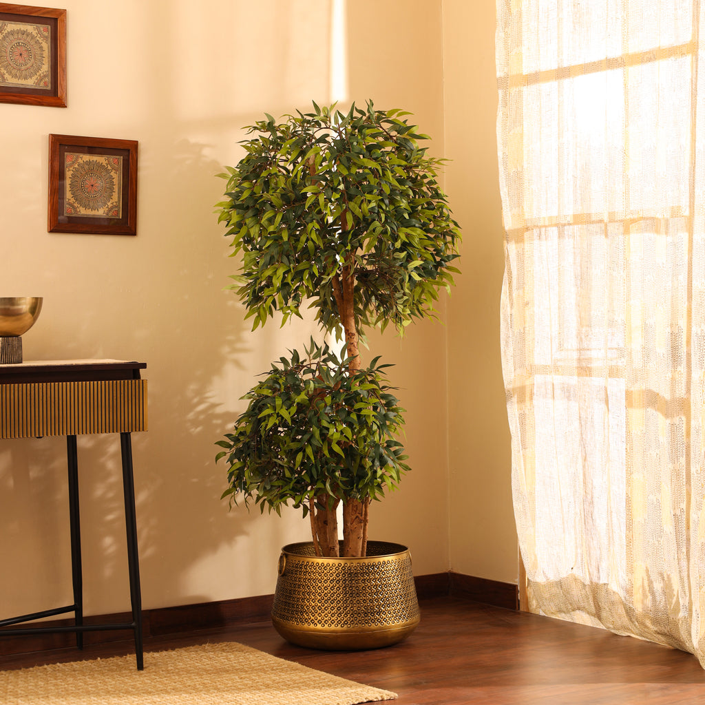 artificial ficus plant with pot 5 feet for home and office decor