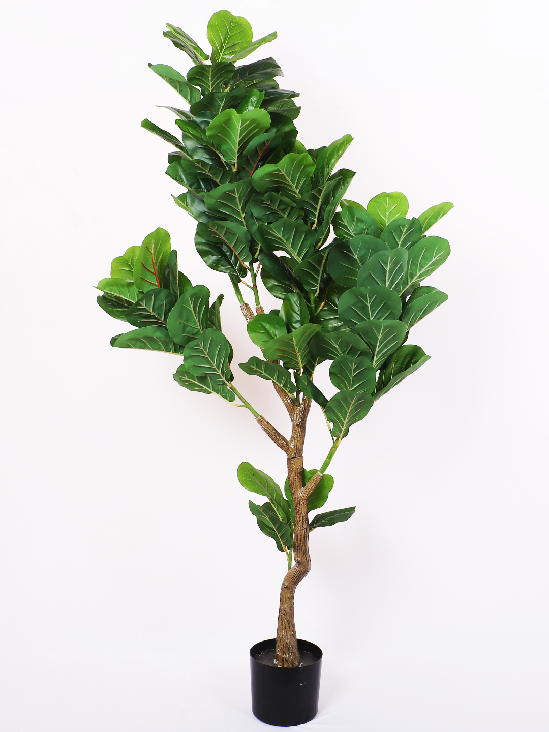 artificial fiddle leaf fig plant with pot 5 feet for home and office decor 