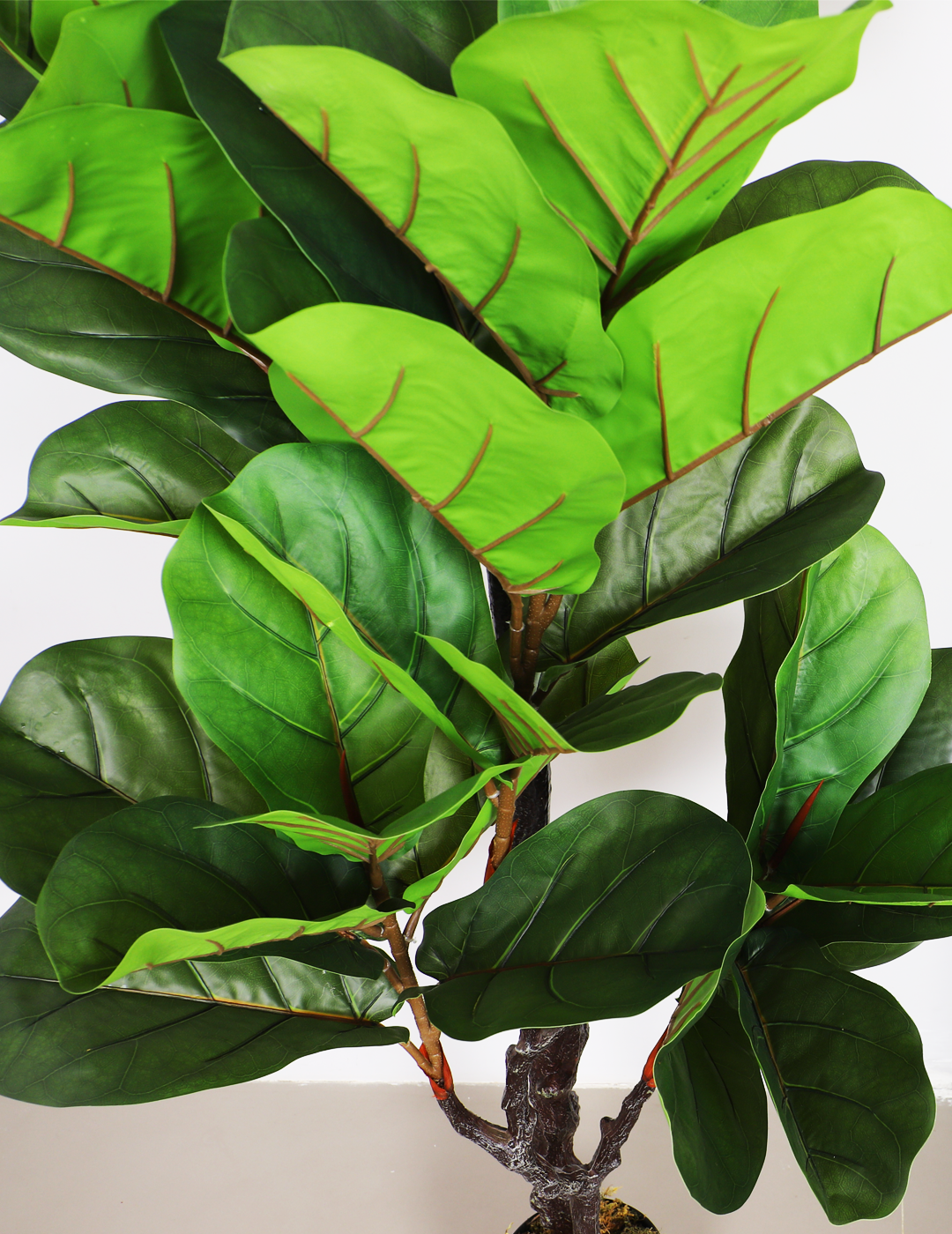 artificial fiddle leaf fig plant with pot 6 feet for home and office decor 