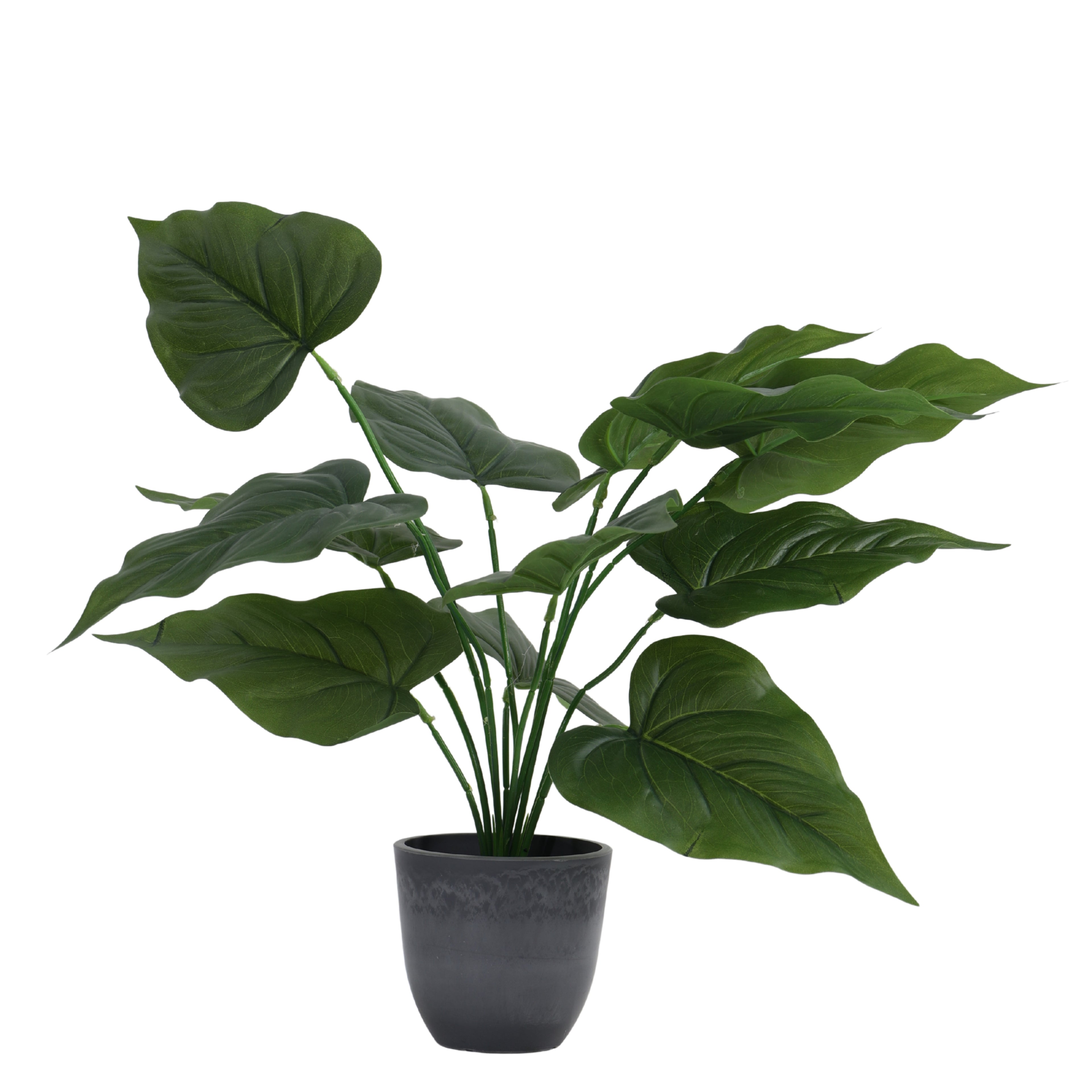 artificial green plant without pot 1.5 feet set of 2 for home and office decor 