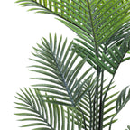 artificial luxe areca palm plant with black pot 5 feet for home and office decor for indoor and outdoor use