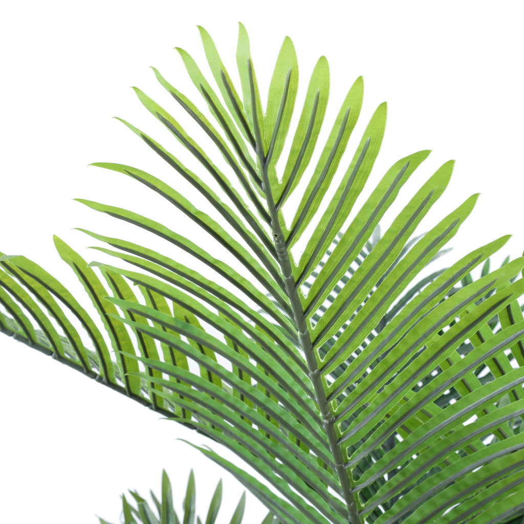 artificial luxe areca palm plant with black pot 5 feet for home and office decor for indoor and outdoor use