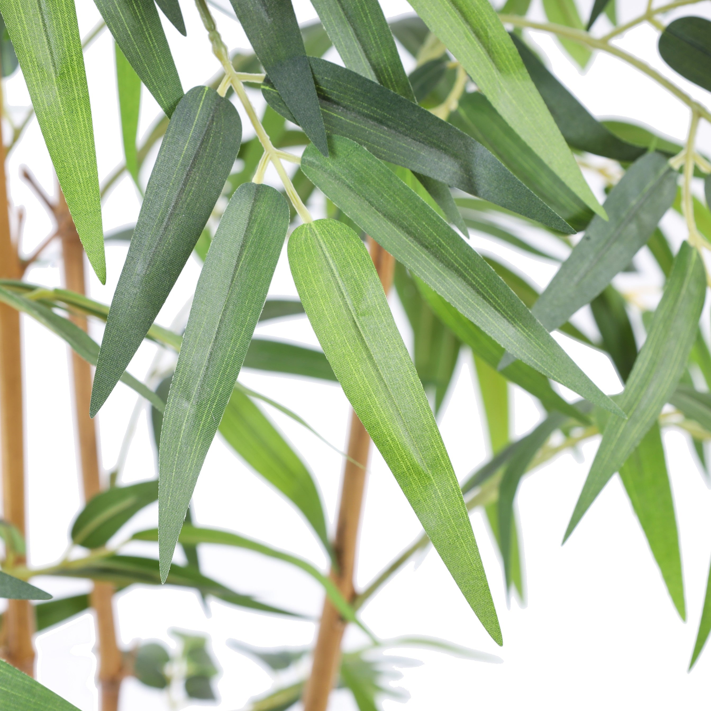 artificial luxe bamboo plant with black pot 5 feet for home and office decor for indoor and outdoor use