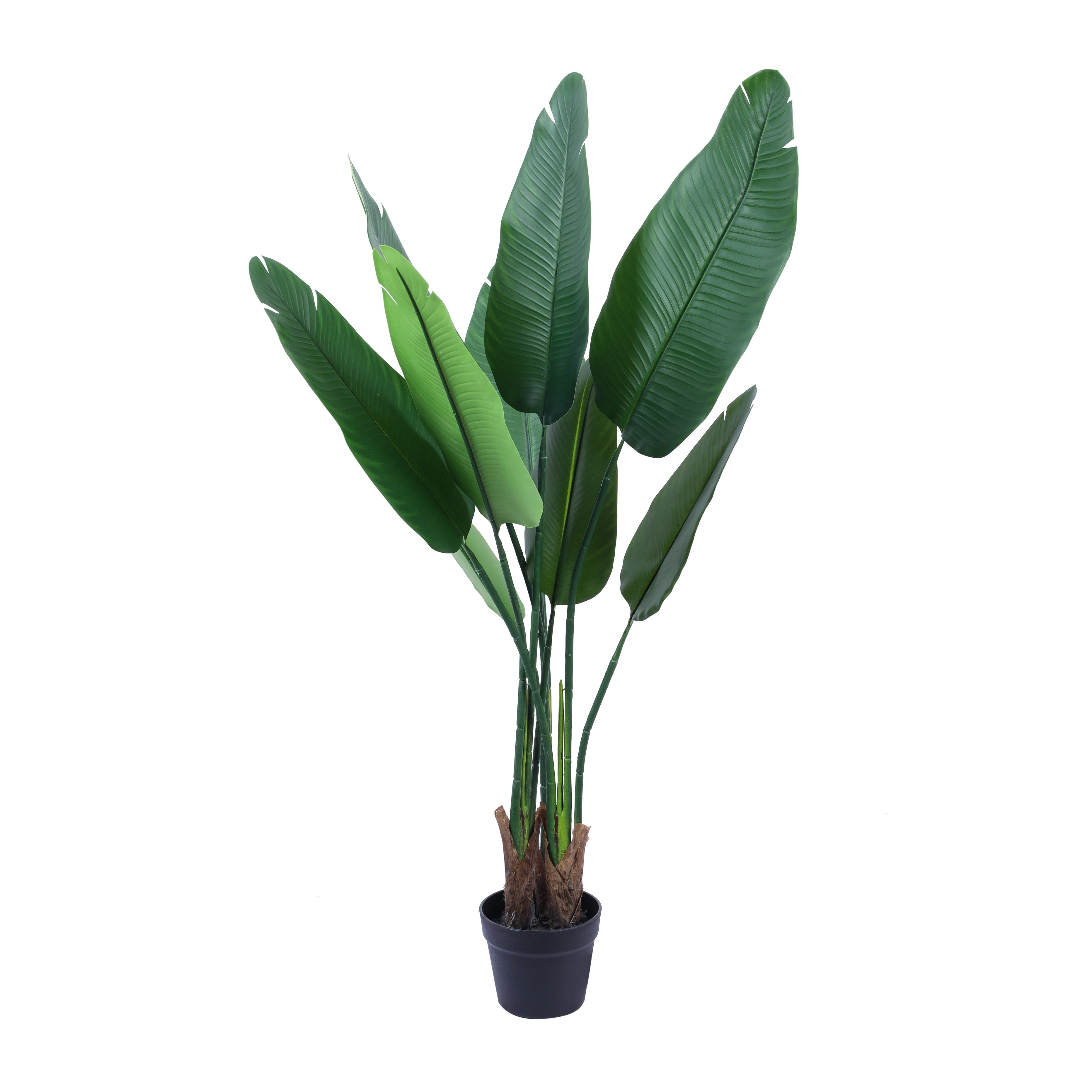 artificial luxe banana plant with pot 4 feet for home and office decor for indoor and outdoor use