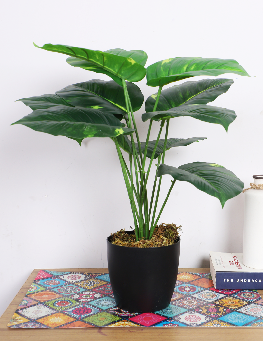 artificial philodendron plant with pot 1.8 feet for home and office decor 